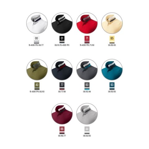 Koszulka polo Malfini Collar Up M MLI-25600 biały
