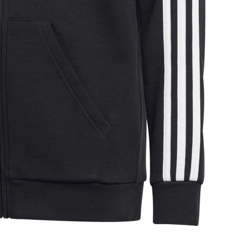 Bluza adidas 3 Stripes FL Full-Zip Hoody Jr HR6331 Bluza adidas 3 Stripes FL Full-Zip Hoody Jr HR6331