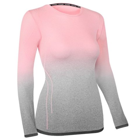 Bielizna termoaktywna Spokey Flora Set Lady Termo SM VT W 6114300000 szaro-różowa Bielizna termoaktywna Spokey Flora Set Lady Termo SM VT W 6114300000 szaro-różowa