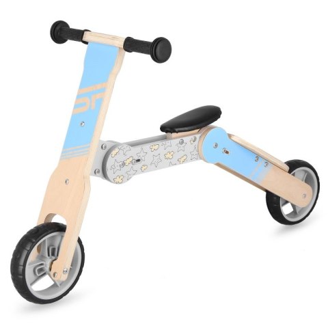 Rowerek biegowy i hulajnoga dziecięca 2w1 Spokey WOO-RIDE MULTI 940906 niebieski Rowerek biegowy i hulajnoga dziecięca 2w1 Spokey WOO-RIDE MULTI 940906 niebieski