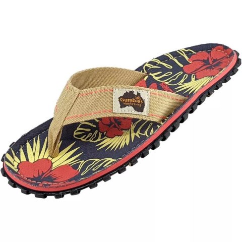 Japonki Gumbies Islander Denim Hibiscus GU-FFISL109 Japonki Gumbies Islander Denim Hibiscus GU-FFISL109