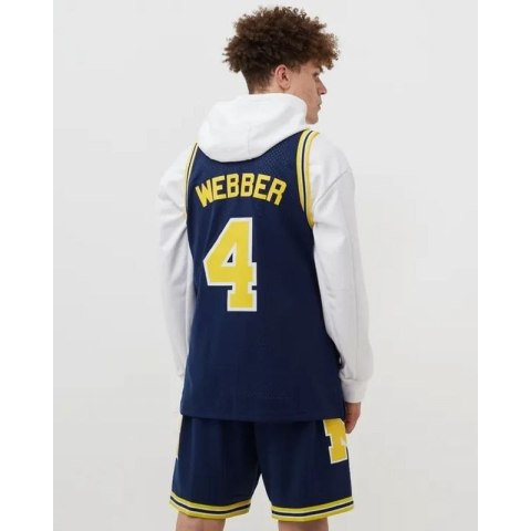 Koszulka Mitchell & Ness NCAA Swingman Road Jersey Michigan1991 Chris Webber SMJY4437-UMI91CWEASBL Koszulka Mitchell & Ness NCAA Swingman Road Jersey Michigan1991 Chris Webber SMJY4437-UMI91CWEASBL