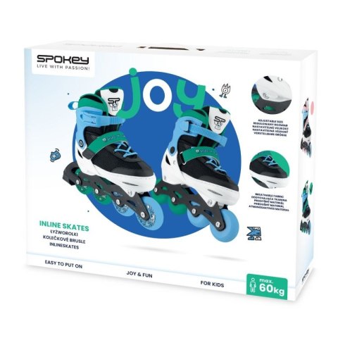 Rolki Spokey Joy Jr SPK-942276 roz. 31-34 PK/BL Rolki Spokey Joy Jr SPK-942276 roz. 31-34 PK/BL