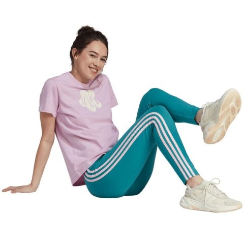 Legginsy adidas Essentials 3-Stripes High-Waisted Single W IL3378 Legginsy adidas Essentials 3-Stripes High-Waisted Single W IL3378