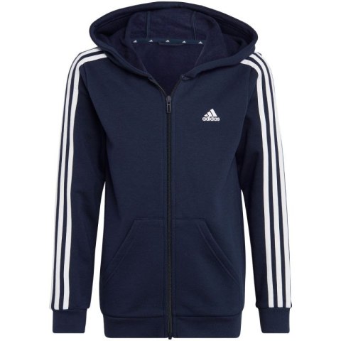 Bluza adidas Essentials 3-Stripes Fleece Full-Zip Hoodie Jr IC0600 Bluza adidas Essentials 3-Stripes Fleece Full-Zip Hoodie Jr IC0600