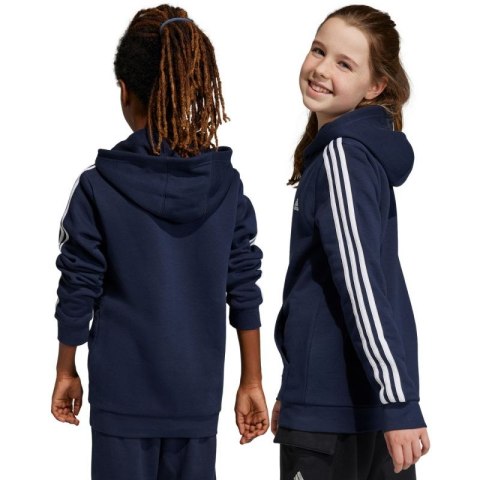 Bluza adidas Essentials 3-Stripes Fleece Full-Zip Hoodie Jr IC0600 Bluza adidas Essentials 3-Stripes Fleece Full-Zip Hoodie Jr IC0600