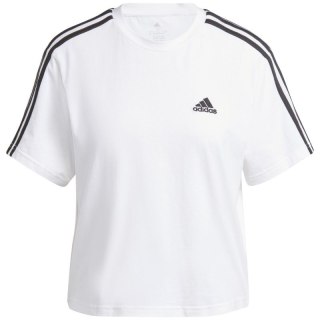 Koszulka adidas Essentials 3-Stripes Single Jersey Crop Top W HR4915
