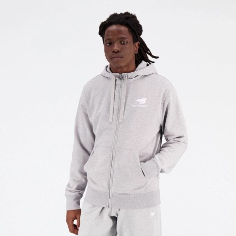 Bluza New Balance Essentials Stacked Logo Fren BK M MJ31536AG Bluza New Balance Essentials Stacked Logo Fren BK M MJ31536AG