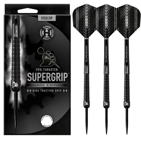 Rzutki Harrows Supergrip Black 90% steeltip SupergripBlack90% Rzutki Harrows Supergrip Black 90% steeltip SupergripBlack90%