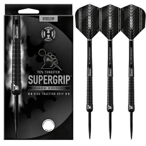 Rzutki Harrows Supergrip Black 90% steeltip SupergripBlack90% Rzutki Harrows Supergrip Black 90% steeltip SupergripBlack90%