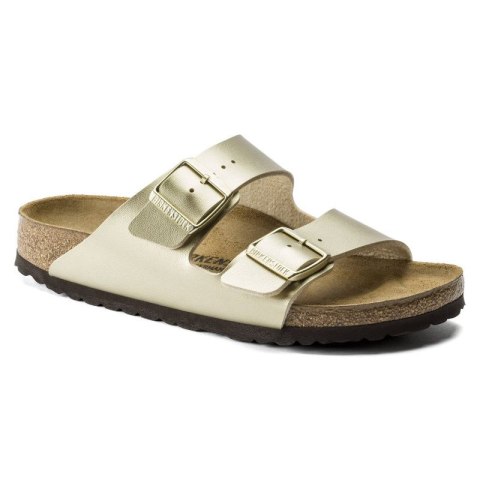 Klapki damskie Birkenstock Arizona Birko-Flor Gold złote regular szerokie (1016110) Klapki damskie Birkenstock Arizona Birko-Flor Gold złote regular szerokie (1016110)