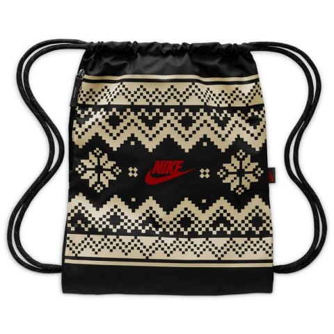 Worek, plecak Nike Drawstrng-Fair Isle FZ7287-010 Worek, plecak Nike Drawstrng-Fair Isle FZ7287-010