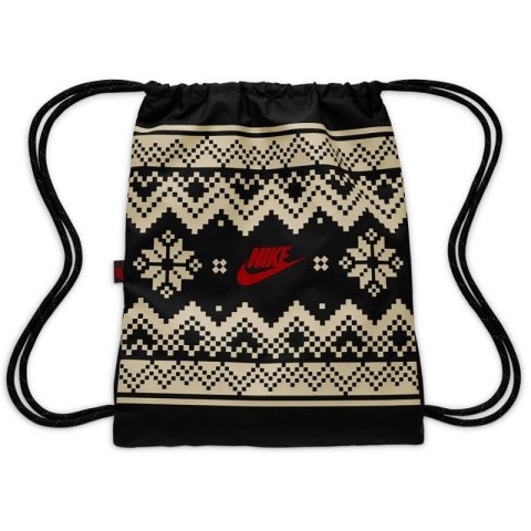 Worek, plecak Nike Drawstrng-Fair Isle FZ7287-010 Worek, plecak Nike Drawstrng-Fair Isle FZ7287-010