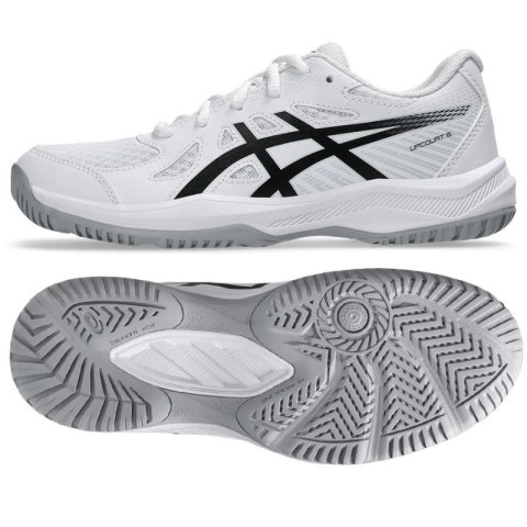 Buty do siatkówki Asics Upcourt 6 GS Jr 1074A045 101 Buty do siatkówki Asics Upcourt 6 GS Jr 1074A045 101