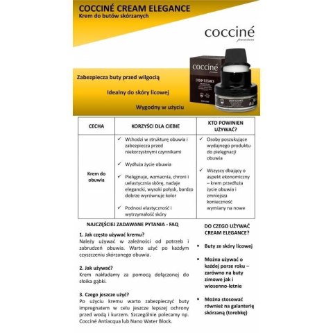 Preparat Coccine bezbarwny krem do skór licowych DA0241 Preparat Coccine bezbarwny krem do skór licowych DA0241