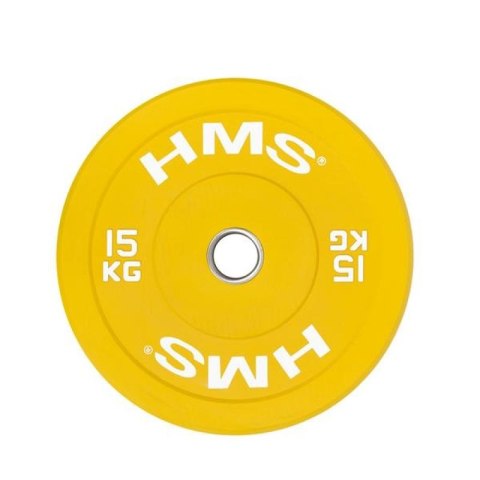 Talerz olimpijski HMS YELLOW BUMPER 15 kg CBR15 Talerz olimpijski HMS YELLOW BUMPER 15 kg CBR15