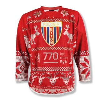 Replika bluzy meczowej Świąteczna Polonia Bytom M SREBBSPREP24-XMAS