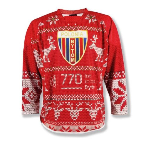 Replika bluzy meczowej Świąteczna Polonia Bytom M SREBBSPREP24-XMAS