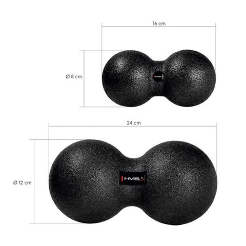 Podwójna piłka do masażu / Duo Ball HMS BLM02 8*16CM Podwójna piłka do masażu / Duo Ball HMS BLM02 8*16CM