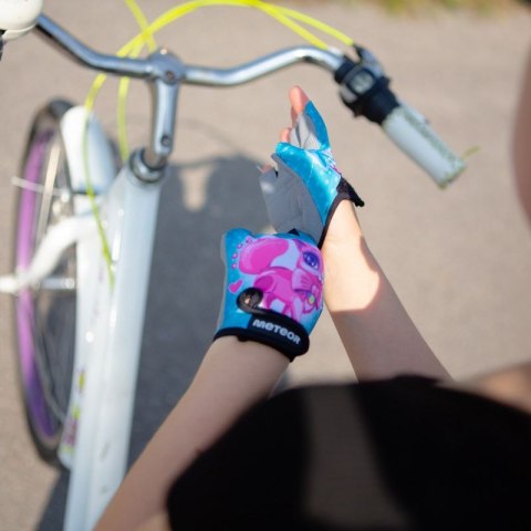 Rękawiczki rowerowe Meteor Jr 26154-26156 Rękawiczki rowerowe Meteor Jr 26154-26156