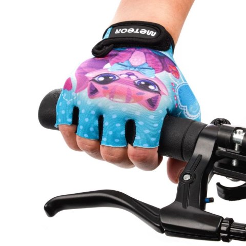 Rękawiczki rowerowe Meteor Jr 26154-26156 Rękawiczki rowerowe Meteor Jr 26154-26156