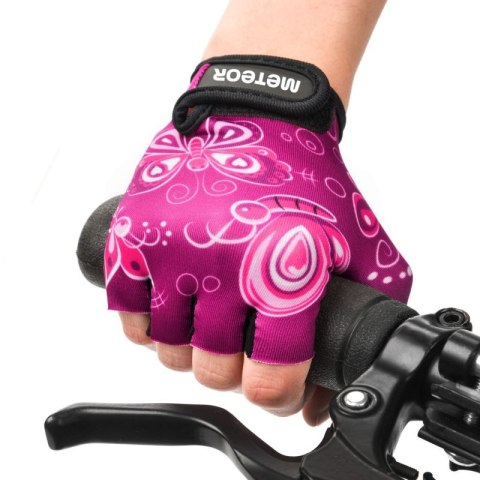 Rękawiczki rowerowe Meteor Jr 26157-26159 Rękawiczki rowerowe Meteor Jr 26157-26159