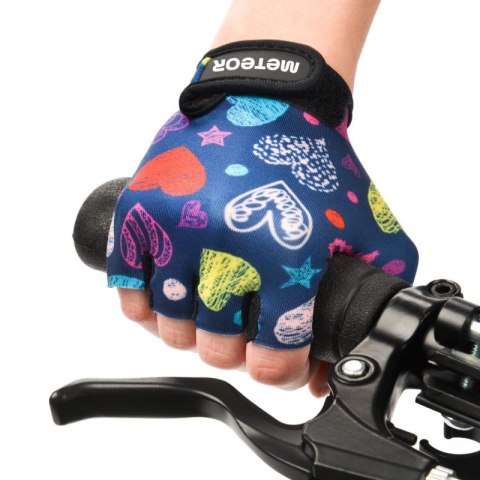 Rękawiczki rowerowe Meteor Jr 26172-26174 Rękawiczki rowerowe Meteor Jr 26172-26174