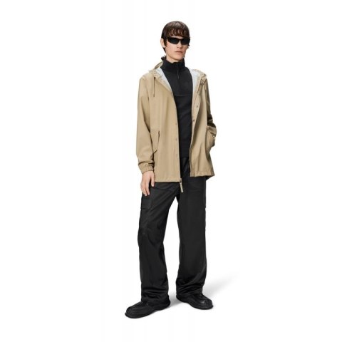 Kurtka, płaszcz przeciwdeszczowy Rains unisex Fishtail Jacket W3 18010 24 SAND Kurtka, płaszcz przeciwdeszczowy Rains unisex Fishtail Jacket W3 18010 24 SAND