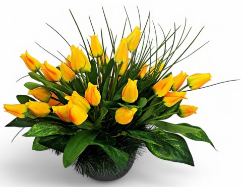 STROIK NA CMENTARZ KWIATY TULIPANY NA GRÓB POMNIK WZÓR WIOSENNY STROIK NA CMENTARZ KWIATY TULIPANY NA GRÓB POMNIK WZÓR WIOSENNY
