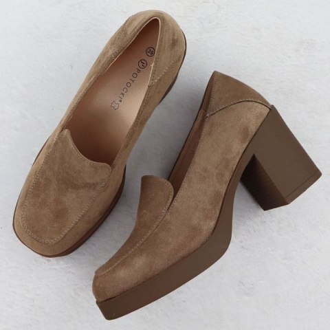 Półbuty mokasyny na obcasie Potocki W SZ12547 WOL288B Półbuty mokasyny na obcasie Potocki W SZ12547 WOL288B
