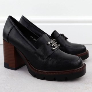 Półbuty mokasyny na słupku Potocki W SZ12403 WOL287
