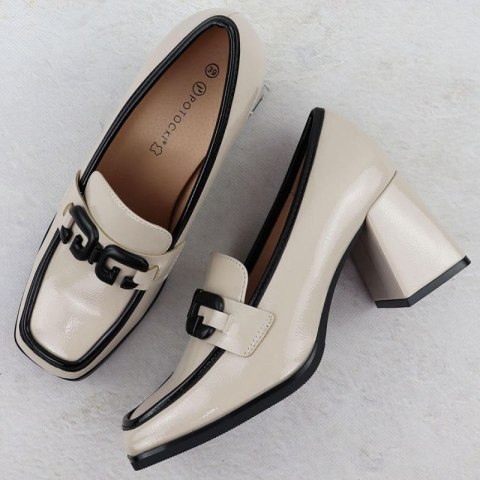 Półbuty na słupku Potocki W SZ12553 WOL289B