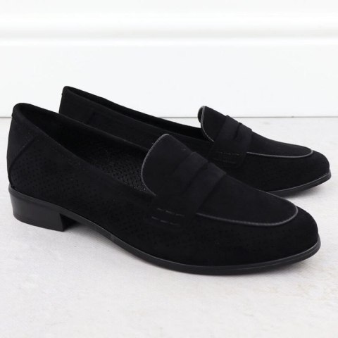 Półbuty zamszowe lordsy Potocki W SZ12585 WOL291A